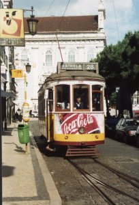 Tramway à Lisbonne