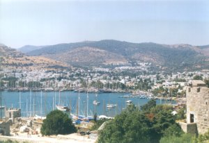 Bodrum vu de la forteresse